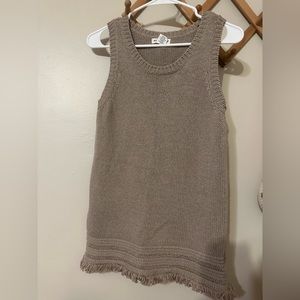 Knit sleeveless top